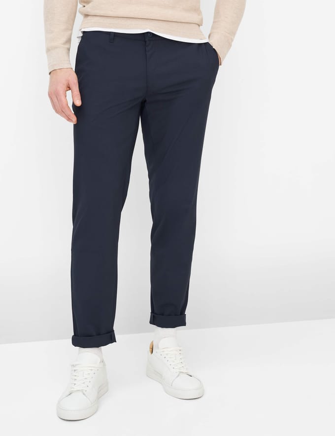 Brax Heren Chino  Style PHIL navy, donkerblauw, maat 46/32