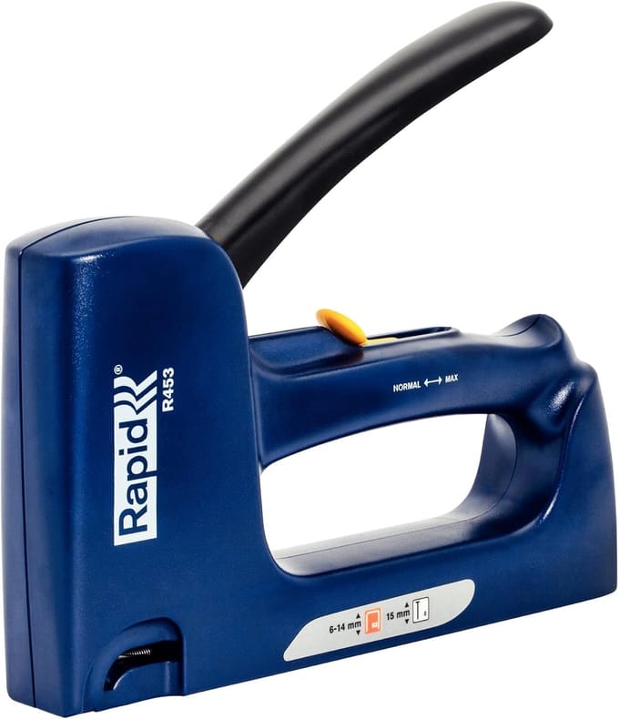Handnietmachine - Tacker - Bevestigen Textiel - 2-in-1 Functie - Nr 53 & 8 - Blauw