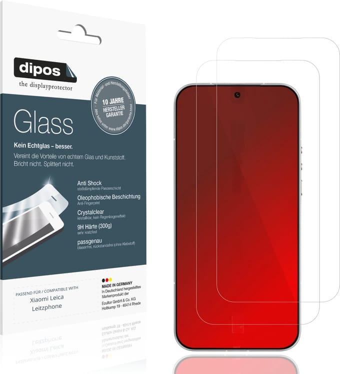 dipos – 2x Pantserfolie geschikt voor Xiaomi Leica Leitzphone | 9H Screenprotector