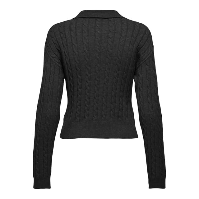 ONLY - ONLKATIA LS CABLE POLO CC KNT - Dames - Gebreide truien