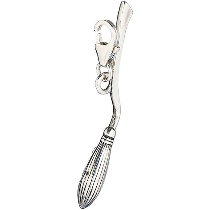 Harry Potter: Sterling Silver Nimbus 2000 Broomstick Clip on Charm