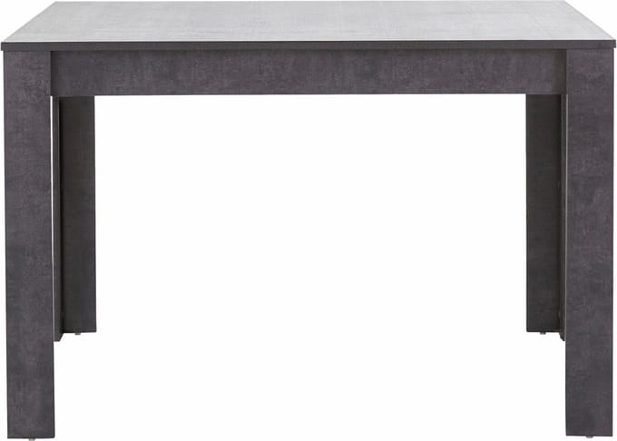 Lynn|Eettafel 120x80 cm 6 plaatsen in Leisteen MDF