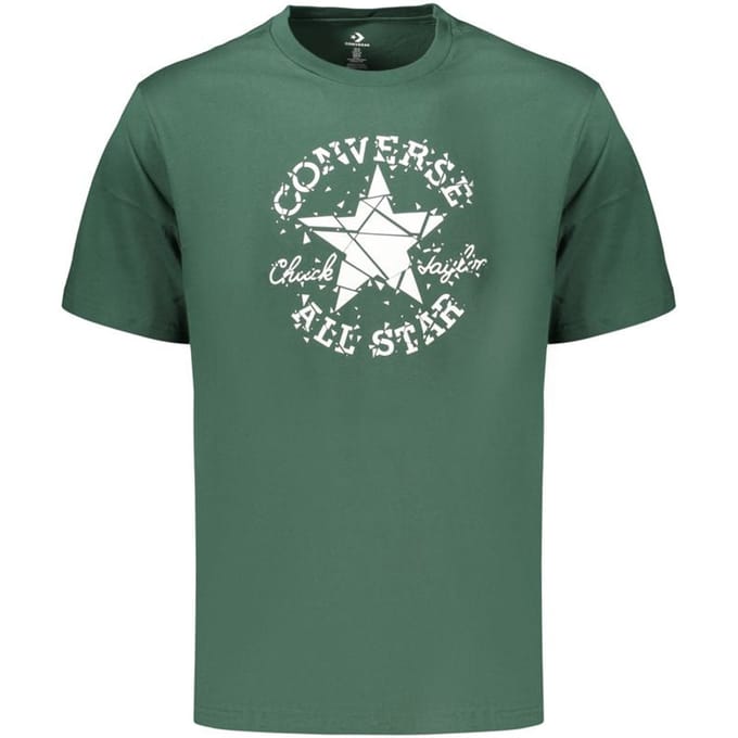 Converse Groene Katoenen Heren T-Shirt