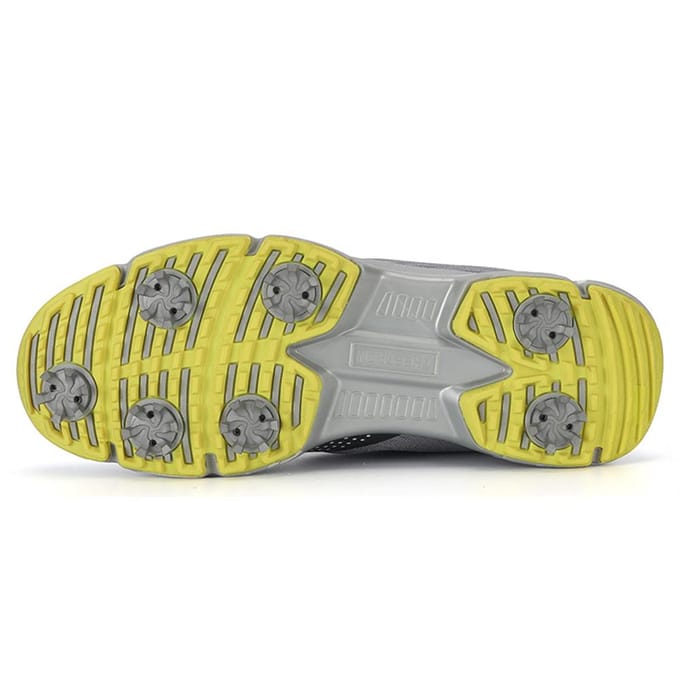 Heren Golfschoenen Maat 8.5-11 Ademend Mesh Antislip Rubberen Zool Waterdicht Professioneel Spikes 9 wit