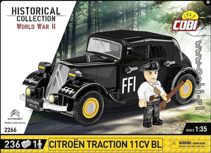 COBI  WW2 2266 - Citroën Traction 11CV BL