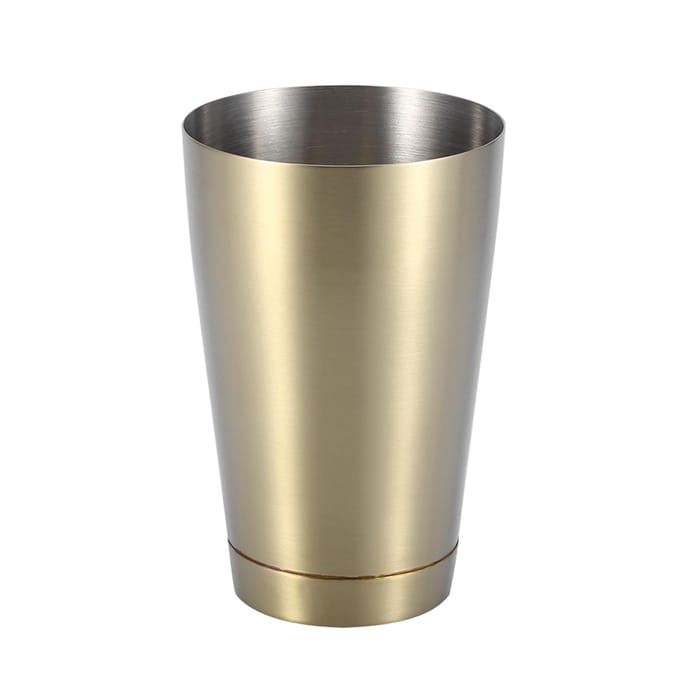 Roestvrij Staal Stevig Duurzaam Cocktailbeker Shaker Bar Thuis Keuken Tool(Titanium Goud) beige
