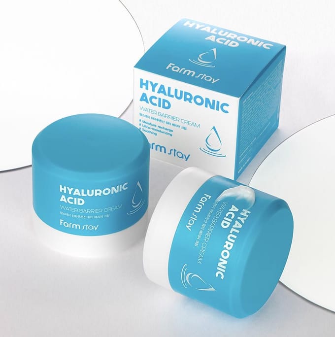 FARM STAY Hyaluronzuur Waterbarrièrecrème 80ml (3 Opties) 1pcs blue