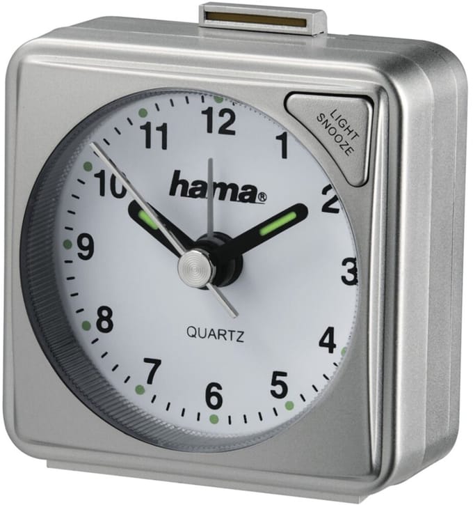 Hama wekker- A50 - Reiswekker- Zilver