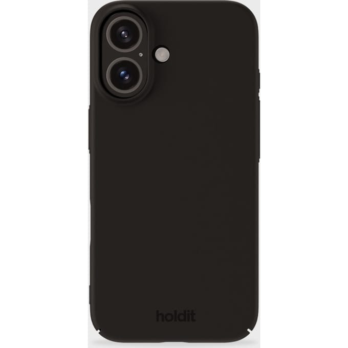 Holdit Slim Case voor de Apple iPhone 16 Plus - Zwart