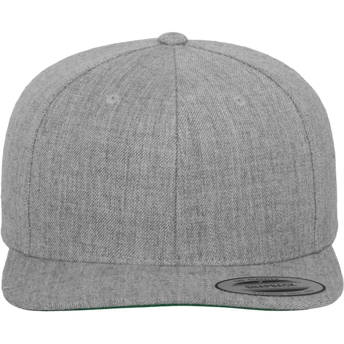 Flexfit - Classic Snapback - Gemêleerd Grijs / Groen