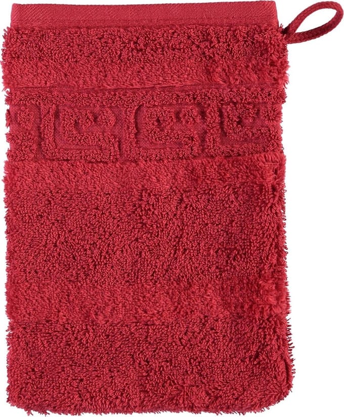 CAWÖ Noblesse Uni Washandje - Bordeaux - 16x22