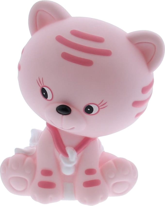 Spaarpot Kat Kitty Roze - Uitdeelcadeautjes - Geboorte - Doop