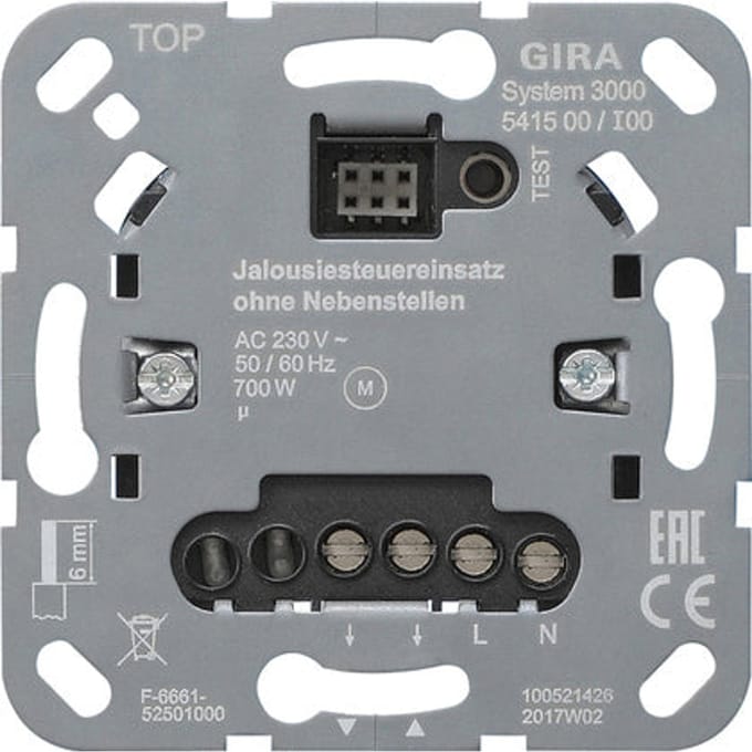 Gira Jaloezie- En Rolluikbesturing Systeem 3000 - 541500 - E273B