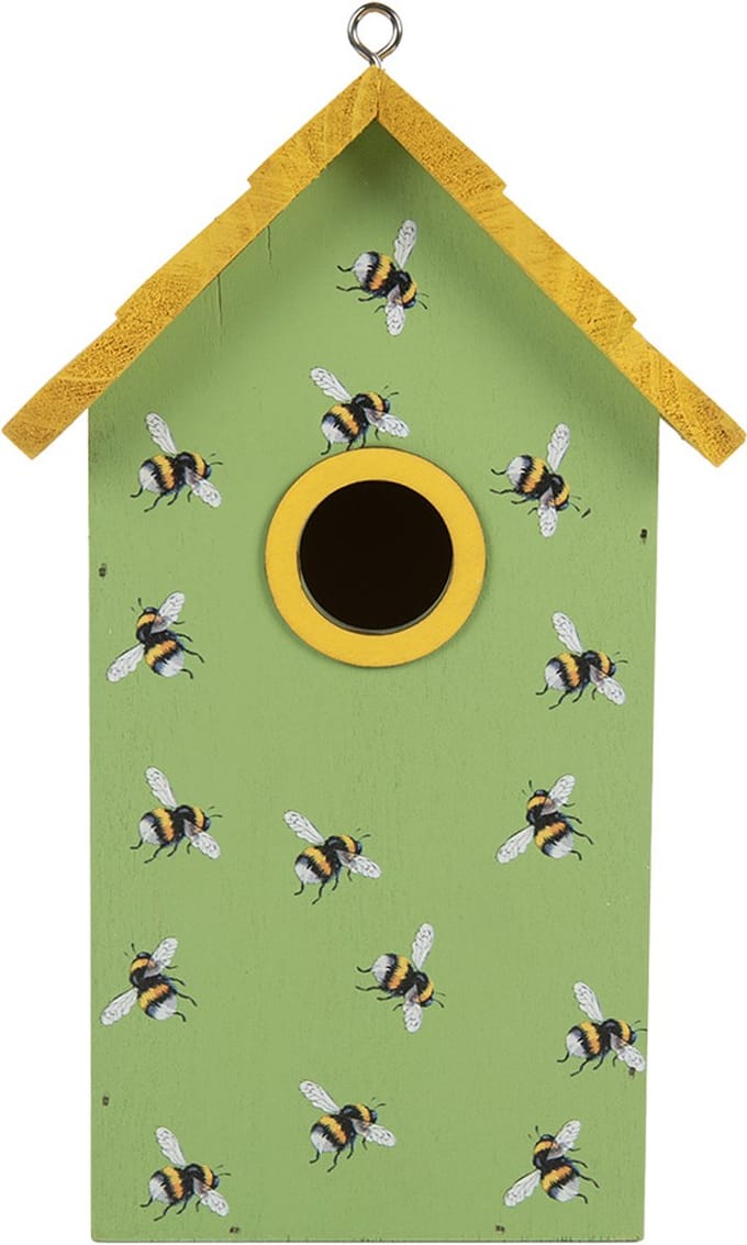 Clayre & Eef Vogelhuis 15x10x22 cm Groen Hout