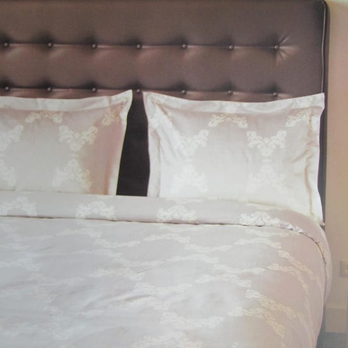 Refined Piave Dekbedovertrek - Eenpersoons - 140x200/220 cm - Lichtgrijs