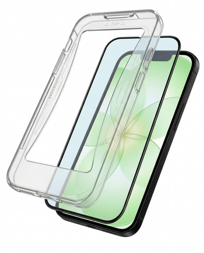 Screenprotector Geschikt voor Apple iPhone 17e - Met Installatie Kit - Beschermglas - Gehard Glas - Tempered Glass - Screen Protector