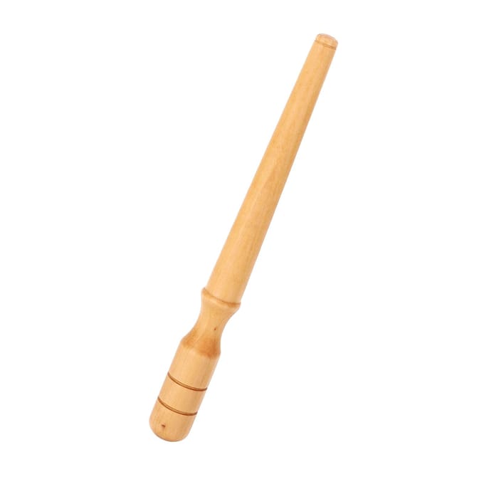 Handmatige Wolwinder 3cm Dikke Houten Windstok Draagbaar Handmatig Mengen Breien Afwerkingstool beige