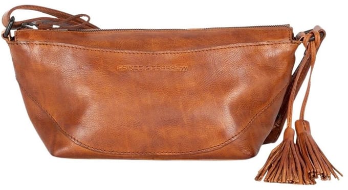 Leren Crossbodytas - Piperel - Brandy Cognac