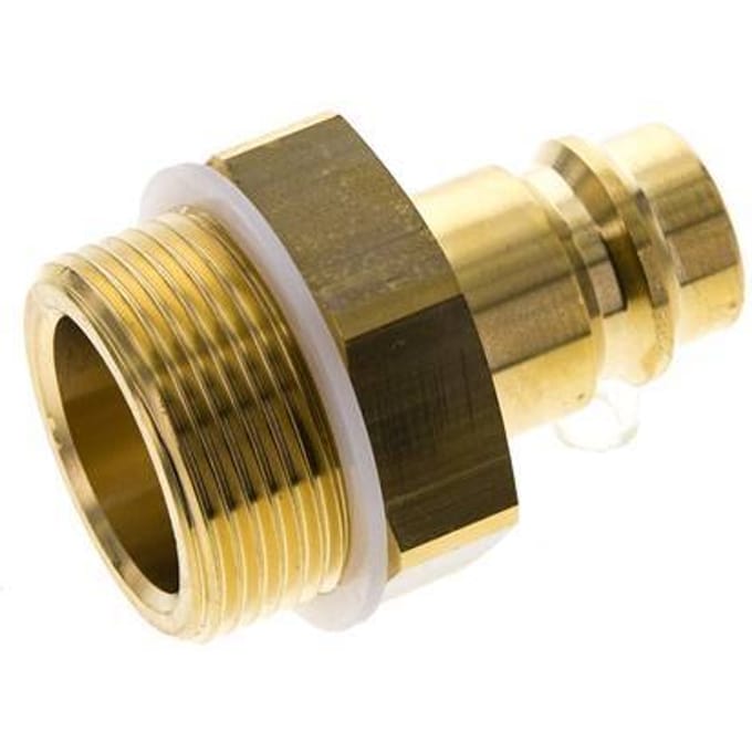 Messing DN 19 Luchtkoppeling Insteeknippel G 1 1/4 inch Buitendraad - CLP19-M-B-114