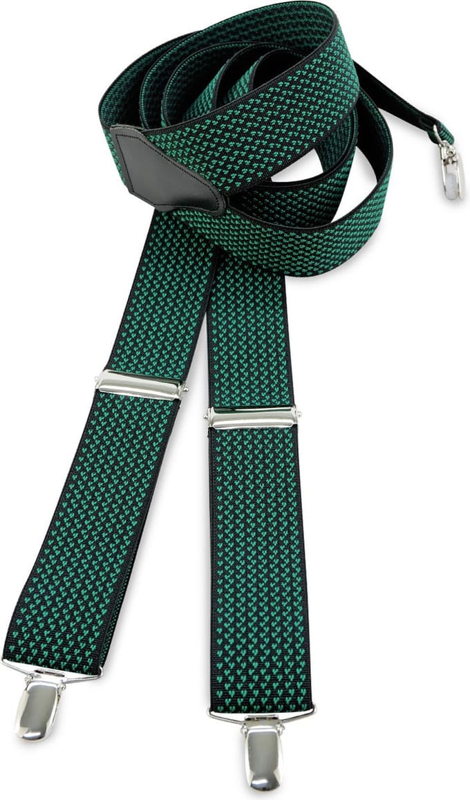 JB Collection - Bretels - bretels Okay Owen - groen / zwart