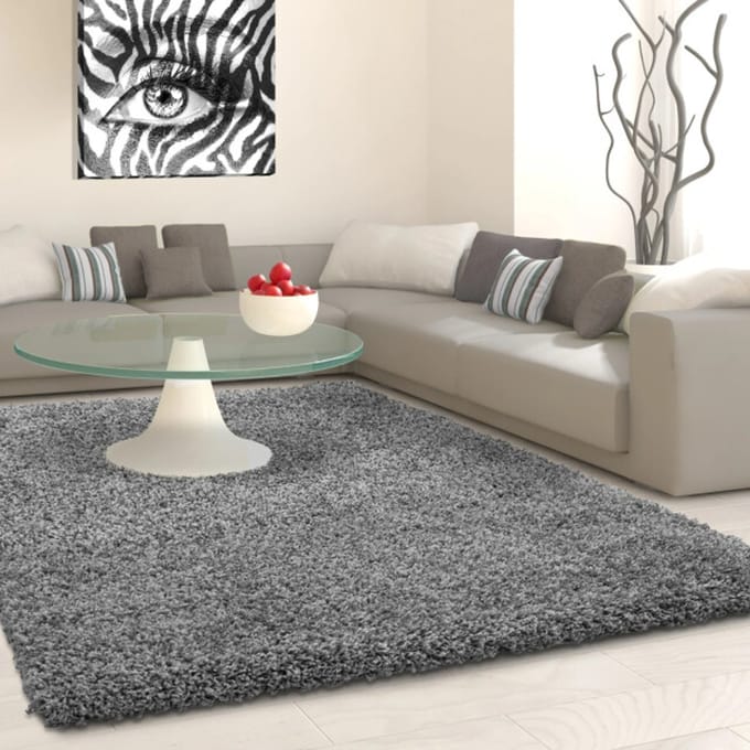 Muratap Basic shaggy vloerkleed hoogpolig- 80x250 cm