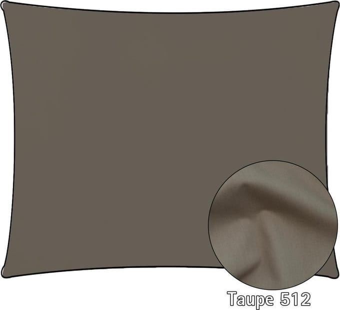 Dommelin Kussensloop Katoen Percal 200 counts Taupe 60x70 (2 stuks)