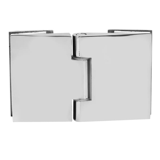 Afgeschuind Dubbel?Zijdelscharnier RVS Douchecabine Glazen Deurscharnier voor 8?12mm Glas