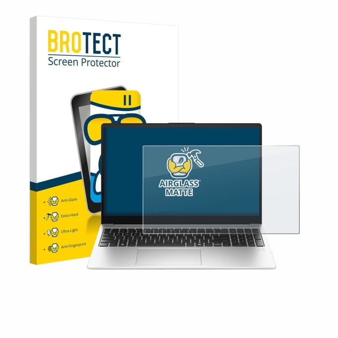 BROTECT - Screenprotector voor HP 255R G10 15.6" - Folie Beschermfolie Beschermglas matte