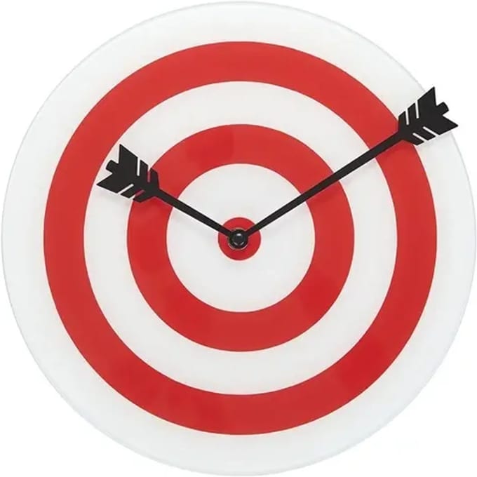 Glazen horloge Balvi Target