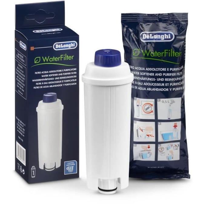 DE‘LONGHI wateronthardingsfilterpatroon DLSC002, vermindert kalkaanslag, verpakking van 2