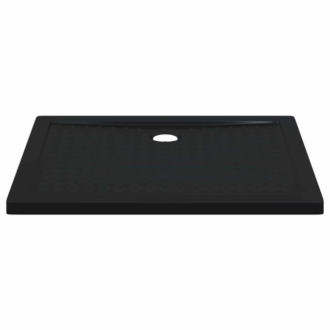 vidaXL - Douche - Basis - Tray - met - Stippen - 100 - x - 80 - x - 4 - cm - ABS - Zwart