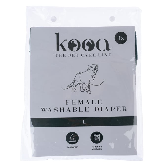 kooa Wasbare Luiers voor Teefjes maat L