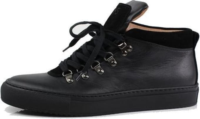 Kobe sneaker Hiker mid top lace zwart