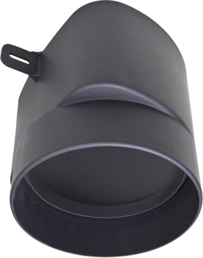 Adapter voor Ross Ventilatieschacht van 110-125mm donkergrijs