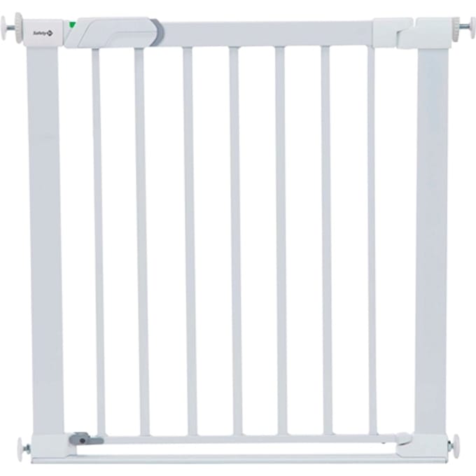 Safety 1st Flat Step Traphekje - 73 t/m 80 cm - Uitbreidbaar - Klembevestiging- Metal White