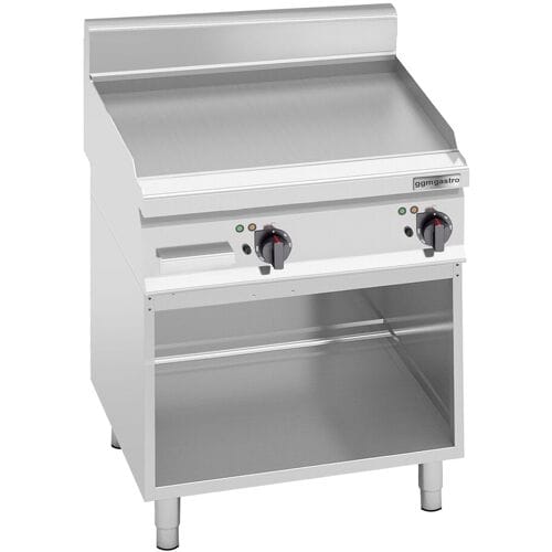 GGM Gastro Elektro Bratplatte - 8 kW - Glatt - inkl. Untergestell