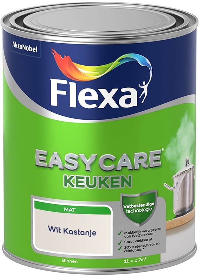 Flexa - Easycare Keuken - Wit Kastanje - Mengverf - 1 L