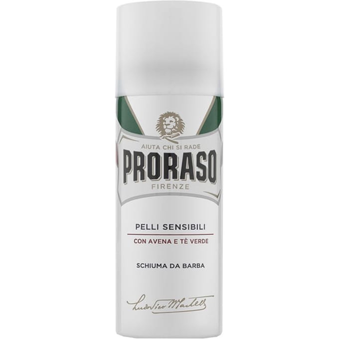 Proraso - Sensitive Scheermousse - Scheerschuim - 50ML - Handbagage verpakking - Reisverpakking
