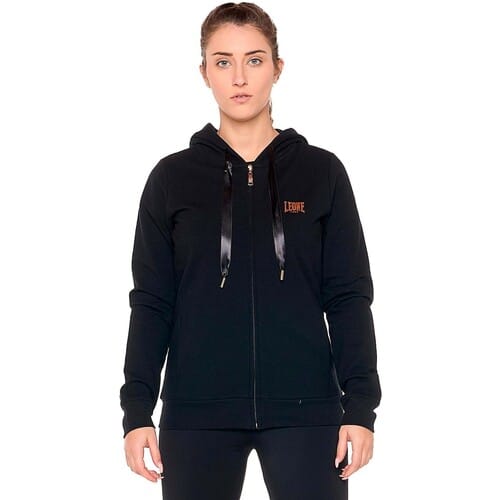 Capuchon sweaters Leone 1947 Woman Hoody Full Zip Authentic Gold