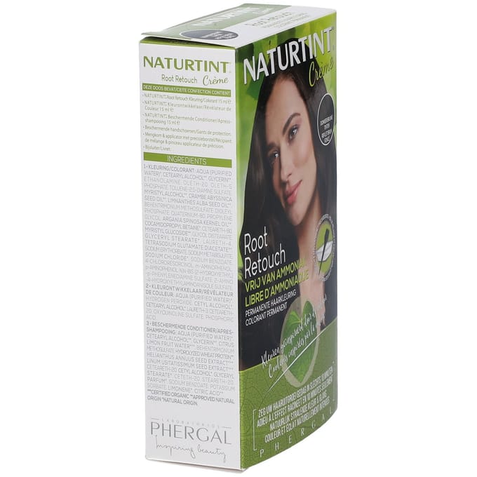 Root Retouch Donker Bruine Tinten - NATURTINT - 45ml - Vegan - Ammoniakvrij - Microplastic FREE