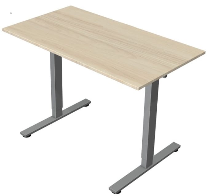 Zit-sta bureau Move New Base – Elektrisch bureau – 120 x 80 cm – Essen