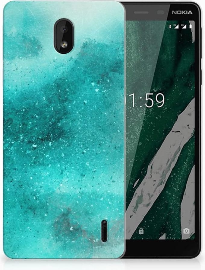 Hoesje maken Nokia 1 Plus Painting Blue