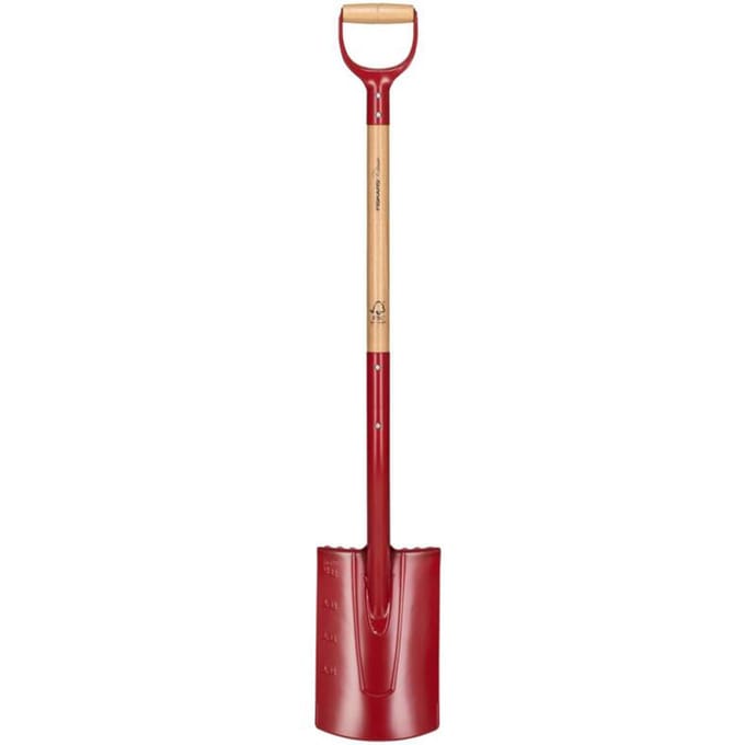 Fiskars Classic Spade Rond Lange Steel Fsc