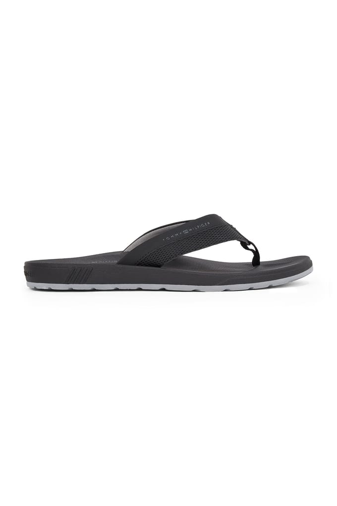 Tommy Hilfiger Molded Hilfiger Beach Flip Flop Black Taglia: 41 | Infradito Outlet | Uomo | Nero