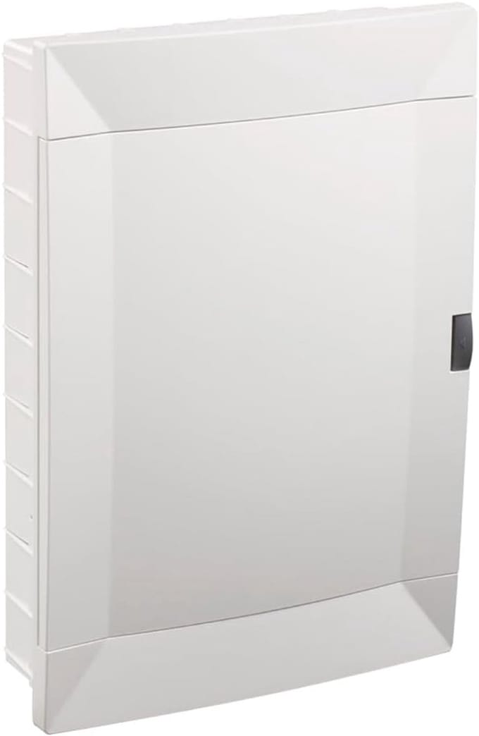 Inbouwkast Modules - Verdeelautomaat - Elektrische Installatie - 36 Module Capaciteit - 20x20x20 cm - Wit