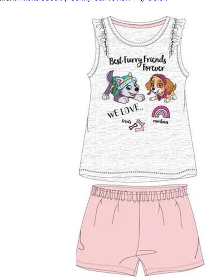 Paw Patrol Skye pyjama - shortama - Maat 128 / 8 jaar