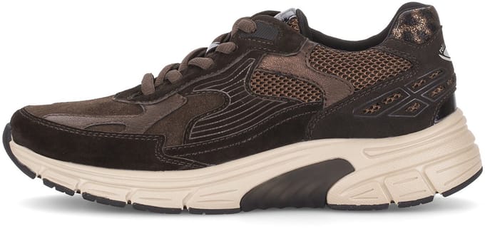 Gabor Gabor Rollingsoft Sneakers bruin Suède