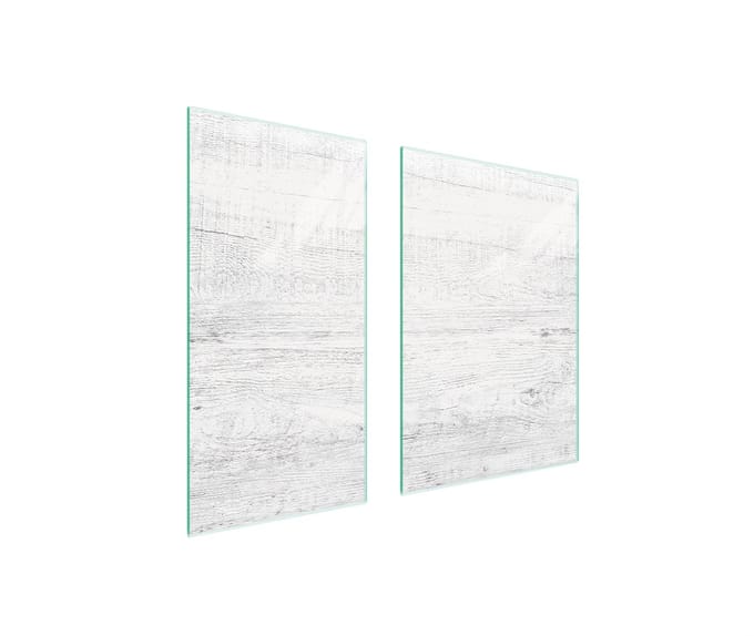 TMK ArtDeko - Snijplank - 75x52 cm - Glas - Houtmotief