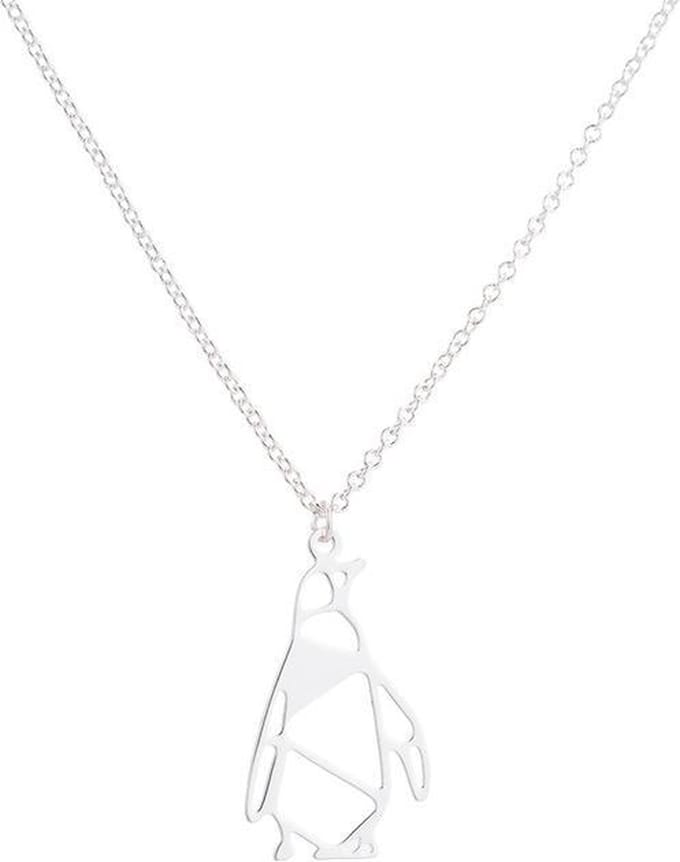 24/7 Jewelry Collection Pinguïn Ketting - Pinguin - Penguin - Zilverkleurig
