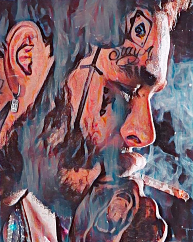 Post Malone - Canvas - 70 x 100 cm